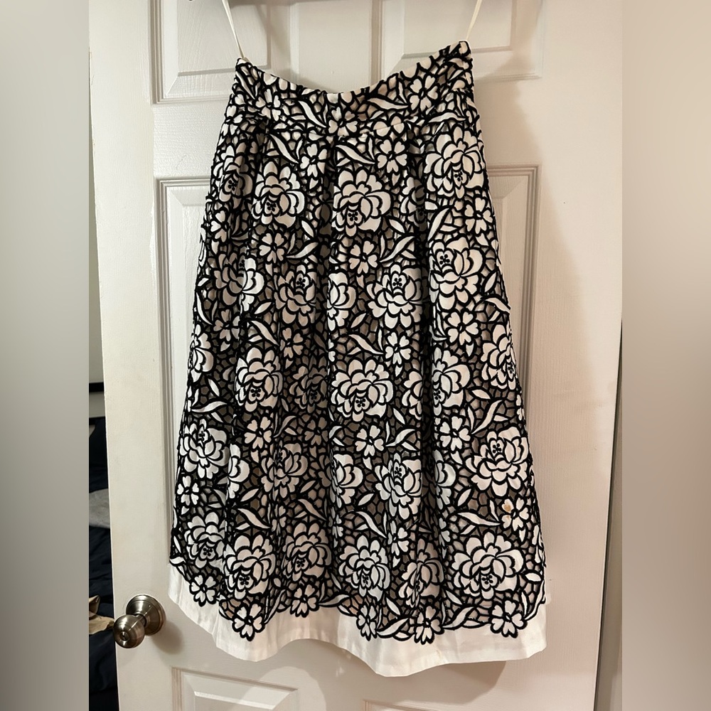 Floral midi skirt